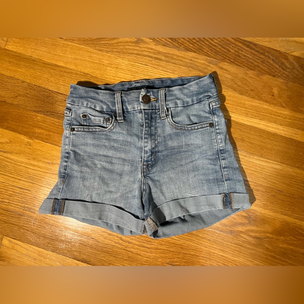 Jean shorts - high rise curvy midi 3”
